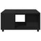 vidaXL Coffee Table Black 80x80x40 cm Engineered Wood