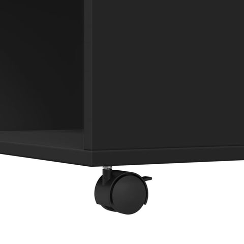 vidaXL Coffee Table Black 80x80x40 cm Engineered Wood