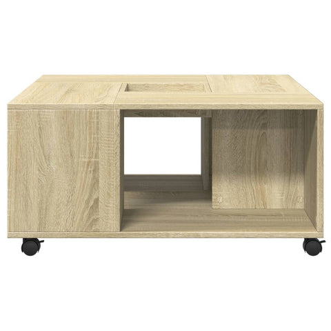 vidaXL Coffee Table Sonoma Oak 80x80x40 cm Engineered Wood