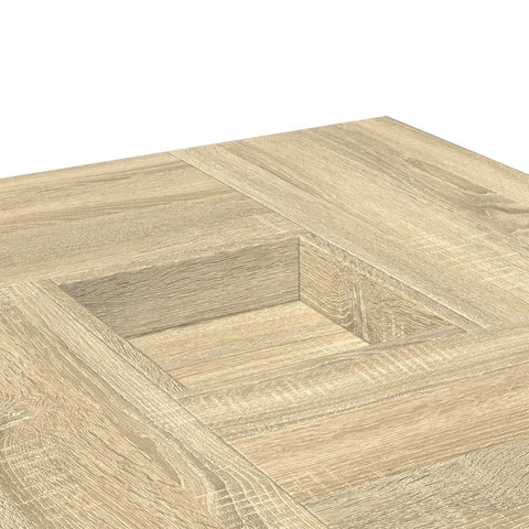 vidaXL Coffee Table Sonoma Oak 80x80x40 cm Engineered Wood