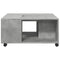 vidaXL Coffee Table Concrete Grey 80x80x40 cm Engineered Wood