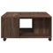 vidaXL Coffee Table Brown Oak 80x80x40 cm Engineered Wood