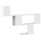vidaXL Wall Shelf White 100x15x70 cm Engineered Wood