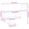 vidaXL Wall Shelf White 100x15x70 cm Engineered Wood