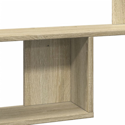 vidaXL Wall Shelf Sonoma Oak 100x15x70 cm Engineered Wood