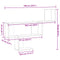 vidaXL Wall Shelf Grey Sonoma 100x15x70 cm Engineered Wood