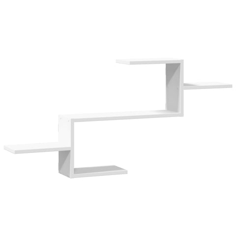 vidaXL Wall Shelf White 104x15x49 cm Engineered Wood