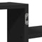vidaXL Wall Shelf Black 104x15x49 cm Engineered Wood