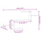 vidaXL Wall Shelf Black 104x15x49 cm Engineered Wood