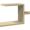 vidaXL Wall Shelf Sonoma Oak 104x15x49 cm Engineered Wood