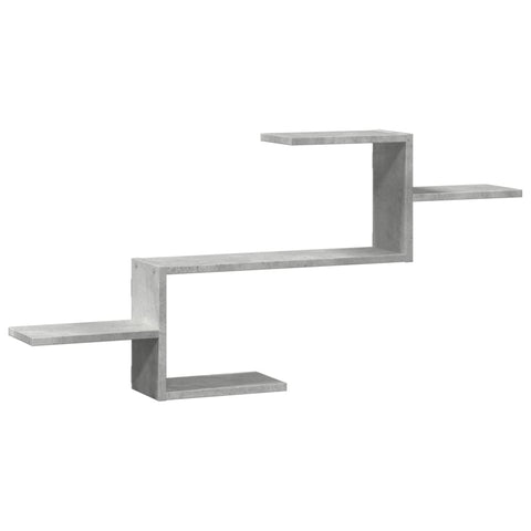 vidaXL Wall Shelf Concrete Grey 104x15x49 cm Engineered Wood