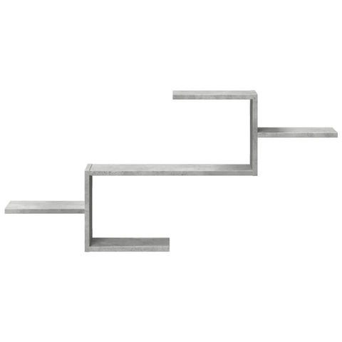 vidaXL Wall Shelf Concrete Grey 104x15x49 cm Engineered Wood