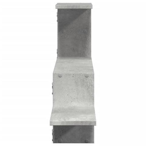 vidaXL Wall Shelf Concrete Grey 104x15x49 cm Engineered Wood