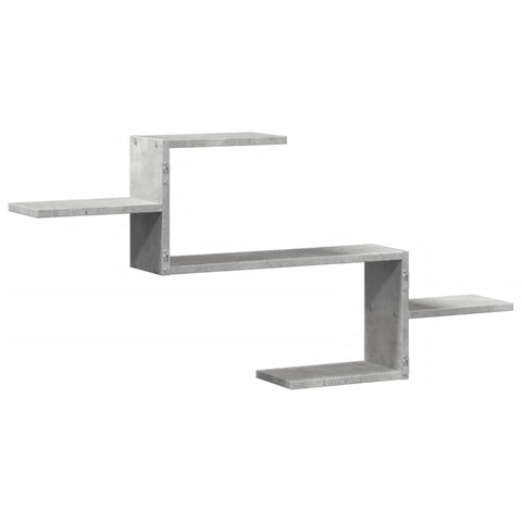 vidaXL Wall Shelf Concrete Grey 104x15x49 cm Engineered Wood