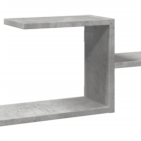 vidaXL Wall Shelf Concrete Grey 104x15x49 cm Engineered Wood