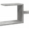 vidaXL Wall Shelf Concrete Grey 104x15x49 cm Engineered Wood