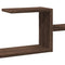 vidaXL Wall Shelf Brown Oak 104x15x49 cm Engineered Wood