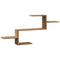vidaXL Wall Shelf Artisian Oak 104x15x49 cm Engineered Wood