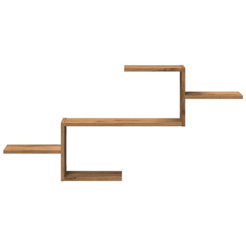 vidaXL Wall Shelf Artisian Oak 104x15x49 cm Engineered Wood
