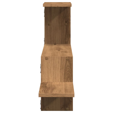 vidaXL Wall Shelf Artisian Oak 104x15x49 cm Engineered Wood
