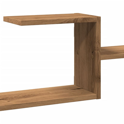 vidaXL Wall Shelf Artisian Oak 104x15x49 cm Engineered Wood