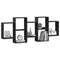 vidaXL Wall Shelf Black 159x18x65 cm Engineered Wood
