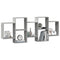 vidaXL Wall Shelf Concrete Grey 159x18x65 cm Engineered Wood