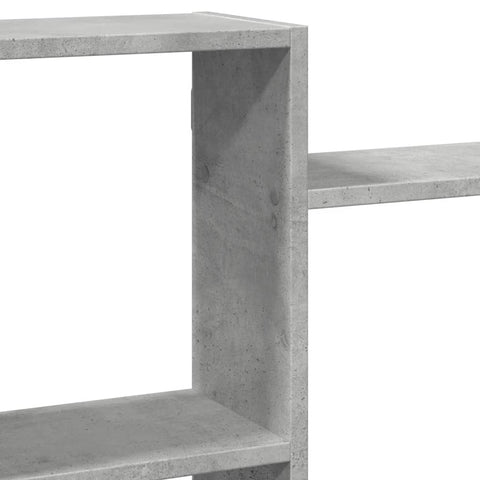 vidaXL Wall Shelf Concrete Grey 159x18x65 cm Engineered Wood