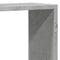 vidaXL Wall Shelf Concrete Grey 159x18x65 cm Engineered Wood