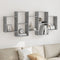 vidaXL Wall Shelf Concrete Grey 159x18x65 cm Engineered Wood