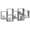 vidaXL Wall Shelf Grey Sonoma 159x18x65 cm Engineered Wood