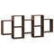 vidaXL Wall Shelf Brown Oak 159x18x65 cm Engineered Wood