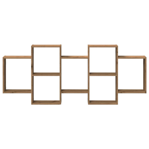 vidaXL Wall Shelf Artisian Oak 159x18x65 cm Engineered Wood