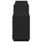 vidaXL Wall Shelf Black 129x18x42 cm Engineered Wood