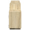 vidaXL Wall Shelf Sonoma Oak 129x18x42 cm Engineered Wood