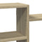 vidaXL Wall Shelf Sonoma Oak 129x18x42 cm Engineered Wood