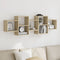 vidaXL Wall Shelf Sonoma Oak 129x18x42 cm Engineered Wood