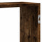 vidaXL Wall Shelf Smoked Oak 129x18x42 cm Engineered Wood