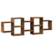 vidaXL Wall Shelf Old Wood 129x18x42 cm Engineered Wood