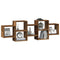 vidaXL Wall Shelf Old Wood 129x18x42 cm Engineered Wood