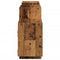 vidaXL Wall Shelf Old Wood 129x18x42 cm Engineered Wood