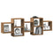 vidaXL Wall Shelf Artisian Oak 129x18x42 cm Engineered Wood