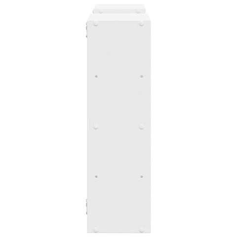 vidaXL Wall Shelf White 96x18x60 cm Engineered Wood
