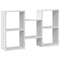 vidaXL Wall Shelf White 96x18x60 cm Engineered Wood