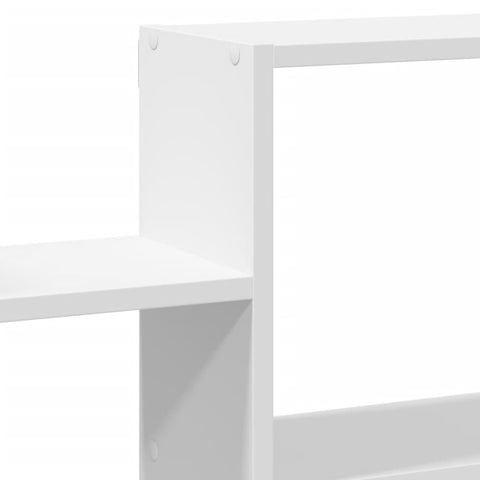 vidaXL Wall Shelf White 96x18x60 cm Engineered Wood