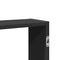 vidaXL Wall Shelf Black 99x15x60 cm Engineered Wood
