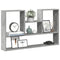 vidaXL Wall Shelf Concrete Grey 99x15x60 cm Engineered Wood
