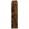 vidaXL Wall Shelf Smoked Oak 99x15x60 cm Engineered Wood