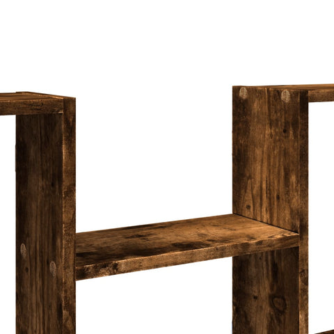 vidaXL Wall Shelf Smoked Oak 99x15x60 cm Engineered Wood