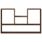 vidaXL Wall Shelf Brown Oak 99x15x60 cm Engineered Wood